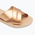 Moteriškos šlepetės Havaianas Aqua Metallic golden 7