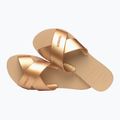 Moteriškos šlepetės Havaianas Aqua Metallic golden 12