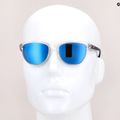 Julbo Idol Spectron 3Cf blizgūs permatomi blizgūs kristalai/matiniai tamsiai mėlyni akiniai nuo saulės J5431175 6