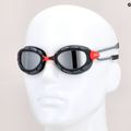 Zoggs Predator Titanium raudonos/pilkos/raudonos dūmų spalvos plaukimo akiniai 461065 7