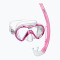Vaikiškas paviršinio nardymo rinkinys Mares Combo Seahorse pink/clear