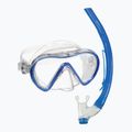 Paviršinio nardymo rinkinys Mares Combo Stream royal blue/clear