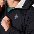 Vyriška striukė nuo lietaus Black Diamond Stormline Stretch black 5
