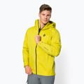 Vyriška striukė nuo lietaus Black Diamond Stormline Stretch sulphur