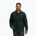 Vyriški žygio marškiniai Black Diamond Project Heavy Flannel palm green/anthracite plaid