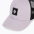 Kepurė su snapeliu Black Diamond Trucker soft lilac/black/black icon patch 3
