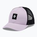 Kepurė su snapeliu Black Diamond Trucker soft lilac/black/black icon patch