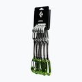 Laipiojimo atotampų rinkinys Black Diamond Litewire Quickpack Set 6 pcs. 12 cm envy green
