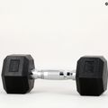 TREXO Hex HXD50 5 kg gumuoti hanteliai 11