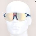 Julbo Aerospeed Reactiv Performance Lagp matinės mėlynos/šviesiai mėlynos spalvos dviratininkų akiniai J5023812 6