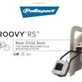 Polisport Groovy RS+ vaikiško dviračio sėdynė juoda FO 8640700001 8