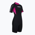 Moteriškas plaukimo kostiumas SEAC Shorts Relax 2.2 mm black/pink