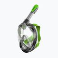 Viso veido kaukė paviršiniam nardymui SEAC Magica grey clear/green lime