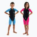 Vaikiškas plaukimo hidrokostiumas SEAC Shorty Dolphin 1,5 mm black/pink 2