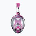 Vaikiška viso veido kaukė paviršiniam nardymui SEAC Magica black silicone/pink 2