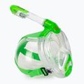 Vaikiška pilno veido nardymo kaukė SEAC Libera lime transparent/lime