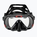 Snorkelio kaukė Seac Boss black/red 2