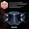 Nardymo kaukė SEAC Wild Antifog blue 5