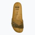 Scholl Estelle Sue khaki spalvos moteriškos šlepetės 5