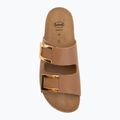 Moteriškos šlepetės Scholl Montery 2 Straps Ad Med cognac 5