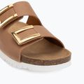 Moteriškos šlepetės Scholl Montery 2 Straps Ad Med cognac 7