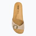 Scholl Estelle Sue dark beige moteriškos šlepetės 5