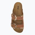 Moteriškos šlepetės Scholl Noelle Crochet bude/light brown/cognac 5