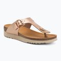 Moteriškos šlepetės per pirštą Scholl Boa Vista Med rose/gold