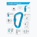 Laipiojimo karabinas CAMP Photon Lock blue 4