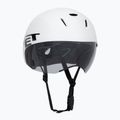 Dviračio šalmas MET Codatronica white/silver matte glossy