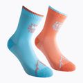 LaSportiva For Your Mountain mėlynai oranžinės bėgimo kojinės 69R402602