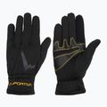 La Sportiva Stretch juodos/geltonos trekingo pirštinės