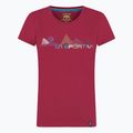 La Sportiva Peaks moteriški trekingo marškinėliai raudoni O18502502