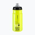 Dviračio vandens butelis Elite Jet 550 ml yellow fluo/black logo