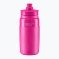 Dviračio vandens butelis Elite FLY Tex 550 ml clear/pink fluo