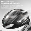 Dviračio šalmas Rockbros 100036001 With Remote Control and Warning Light black 2