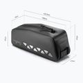 Dviračio rėmo krepšys Rockbros 30120129 Road to Sky Top Tube Bag black 2