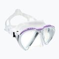 Cressi Lince violetinė / bespalvė nardymo kaukė DS311030