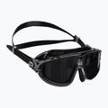Cressi Skylight juoda/juoda pilka veidrodinė plaukimo kaukė DE2034750