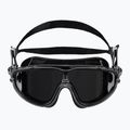 Cressi Skylight juoda/juoda pilka veidrodinė plaukimo kaukė DE2034750 2