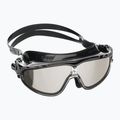 Cressi Skylight juoda/juoda pilka veidrodinė plaukimo kaukė DE2034750 6