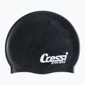 Cressi silikoninė plaukimo kepurė juoda XDF220 2