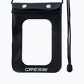 Cressi vandeniui atsparus telefono dėklas, juodas XDF300050