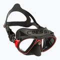 Nardymo kaukė Cressi Zeus black/red 6