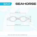 Vaikiški plaukimo akiniai Cressi Seahorse grey/white/pink 8