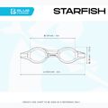 Vaikiški plaukimo akiniai Cressi Starfish white/pink 2