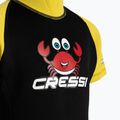 Cressi Smoby Shorty 2 mm vaikiškos plaukimo putos juodai geltonos XDG008101 3