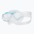 Cressi Perla skaidri mėlyna nardymo kaukė DN207963 4