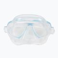 Cressi Perla skaidri mėlyna nardymo kaukė DN207963 5