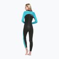 Moteriškas plaukimo kostiumas Cressi Lido Monopiece 2 mm black/aquamarine 2
